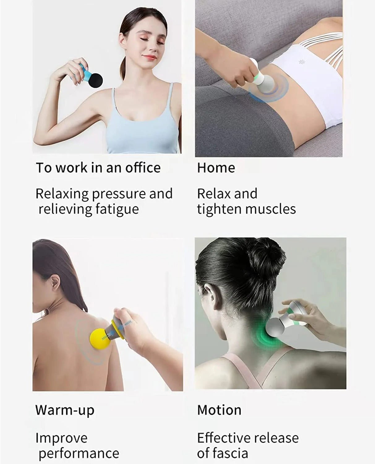 Mini pistolet de massage polyvalent relaxation cou dos épaule