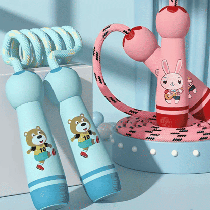 Gif corde a sauter accessoire fitness ludique pour enfants