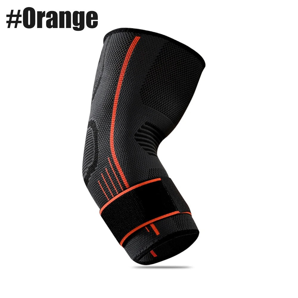 Manchon de compression noir avec bande  rouge