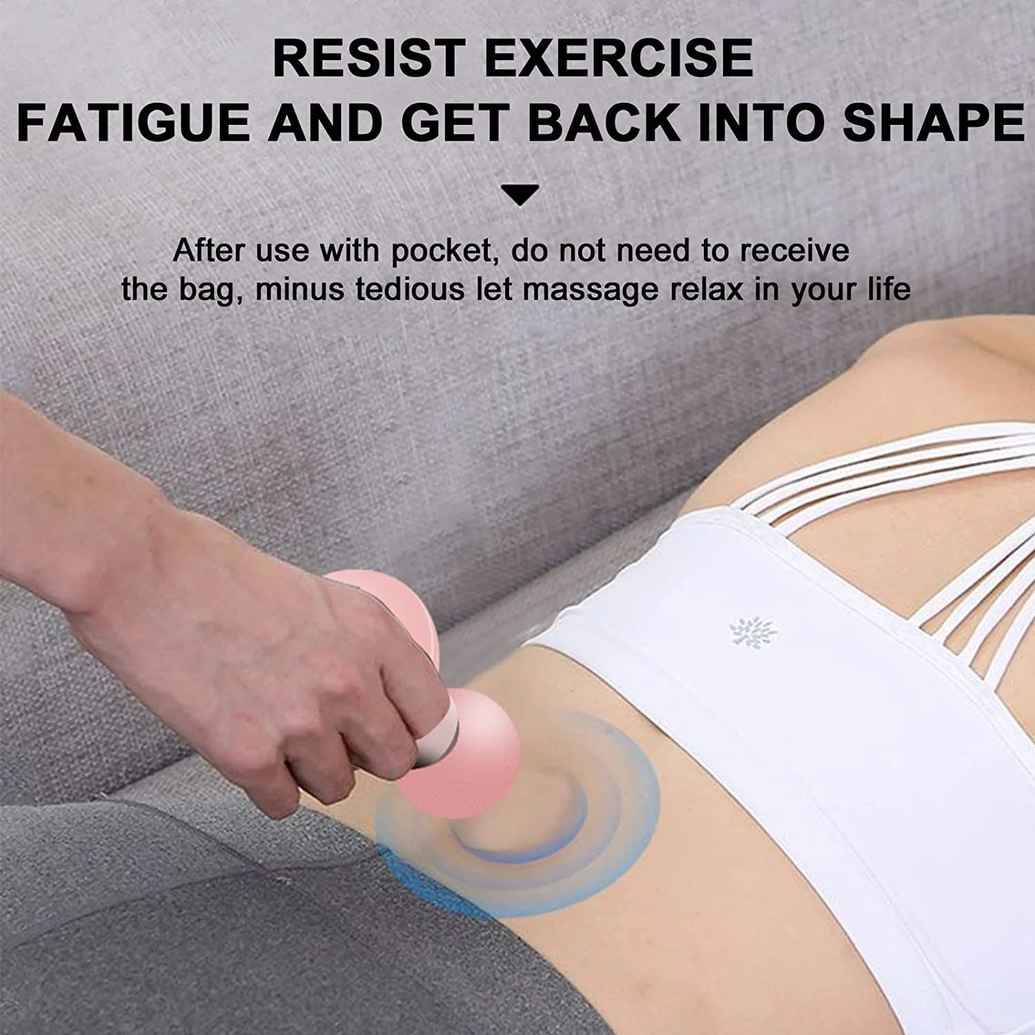 Mini pistolet de massage pour récupération musculaire - soulagement des tensions et fatigue