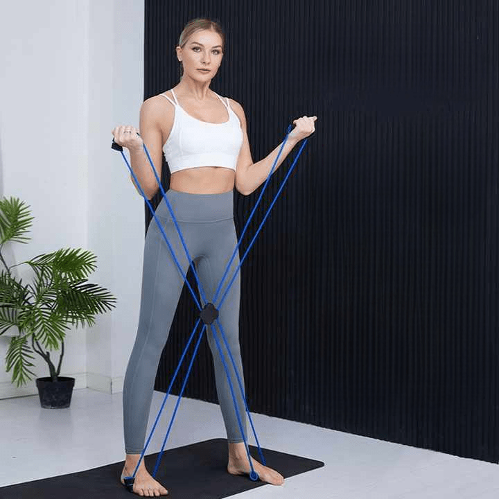 Bande de Résistance - HomeStretch™ - Bleu - La cabane fitness