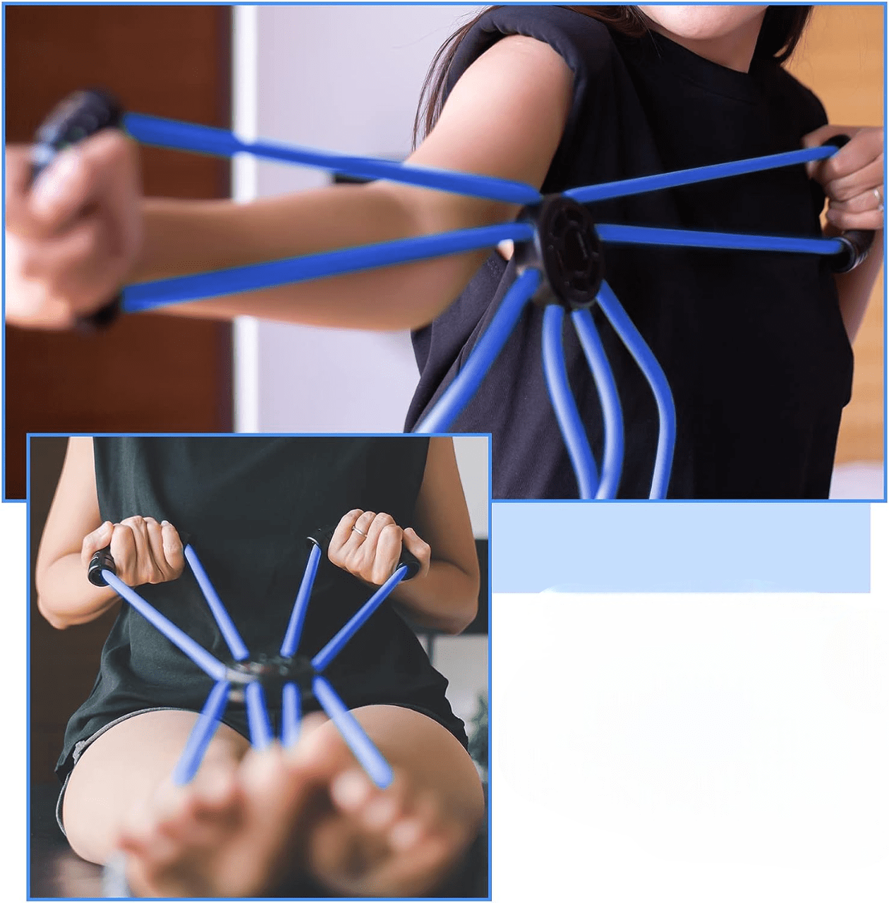 Bande de Résistance - HomeStretch™ - Bleu - La cabane fitness