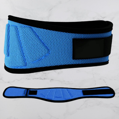 Ceinture pour la musculation - FitnessWaistBelts™ - Bleu - La cabane fitness