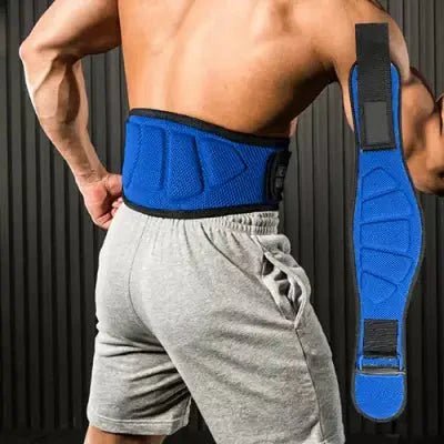 Ceinture pour la musculation - FitnessWaistBelts™ - Bleu - La cabane fitness