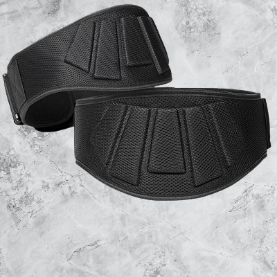 Ceinture pour la musculation - FitnessWaistBelts™ - Noir - La cabane fitness