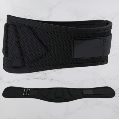 Ceinture pour la musculation - FitnessWaistBelts™ - Noir - La cabane fitness