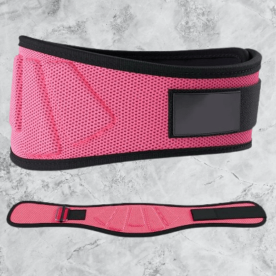 Ceinture pour la musculation - FitnessWaistBelts™ - Rose - La cabane fitness