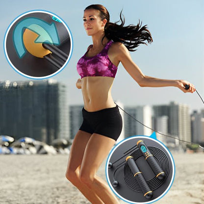 corde a sauter | professionnel avec conteur - La cabane fitness