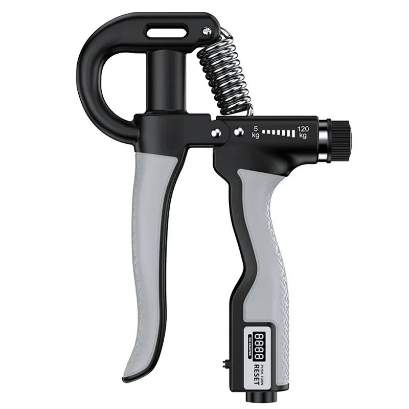 hand grip avec compteur 5 a 120kg noir et gris