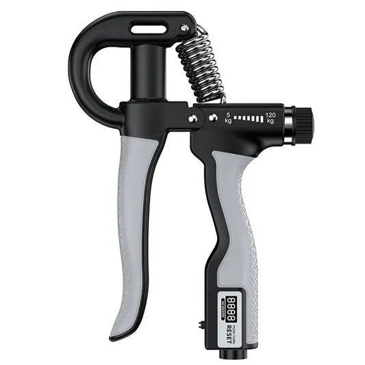 hand grip avec compteur 5 a 120kg noir et gris