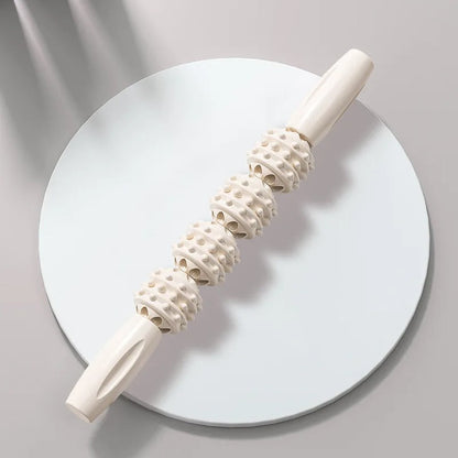 rouleau de massage blanc