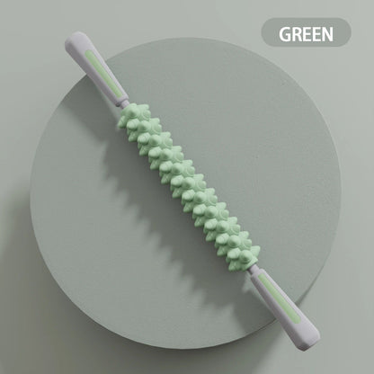 rouleau-de-massage-ergonomique-bâton-vert clair